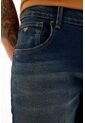 Tennis Jean Nudy Azul Tiro Medio Con Bigotes 3D Para Hombre de Tennis