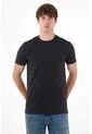 Tennis Camiseta Manga Corta En 100% Algodón Negra Para Hombre de Tennis