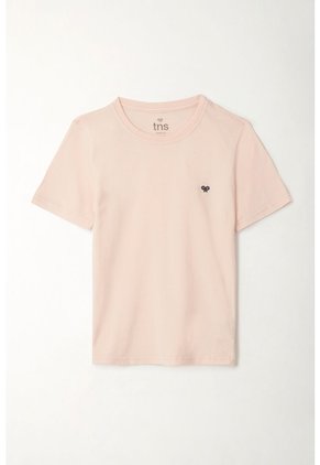 Camiseta Rosada Manga Corta Para Niño