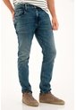 Tennis Jean Nudy Tiro Medio Clásico Azul Para Hombre de Tennis