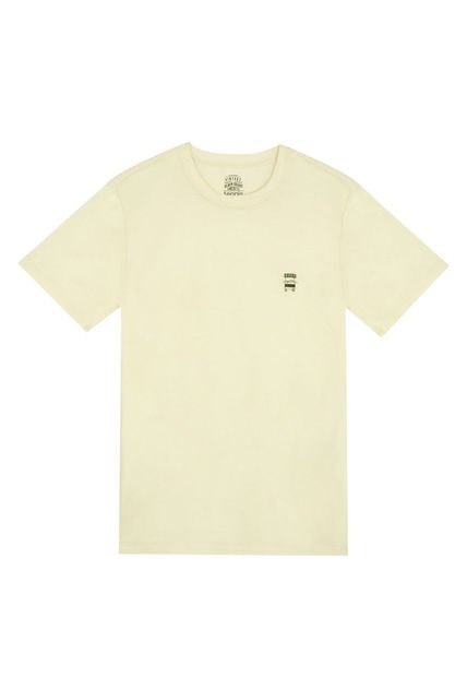 Camiseta Regular Fit Manga Corta Crudo Para Hombre