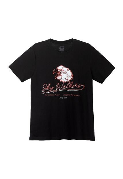 Tennis Camiseta Negra Básica Para Hombre