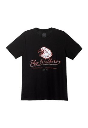 Tennis Camiseta Negra Básica Para Hombre