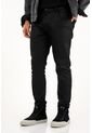 Tennis Jean Skinny Con Efecto Resinado Negro Para Hombre de Tennis