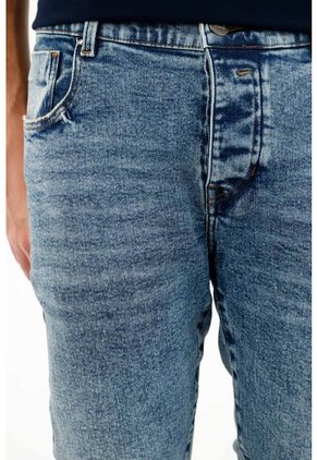 Tennis Jean Skinny Azul Para Hombre