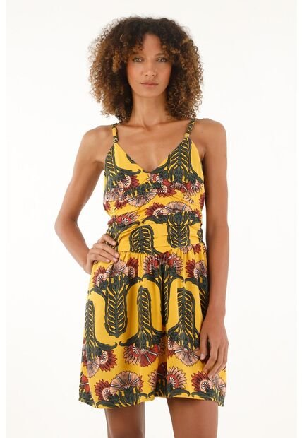 Tennis Vestido Con Estampado De Flores Corto Para Mujer