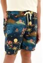 Pantaloneta De Baño Azul Con Estampado De La Selva Para Niño de Tennis