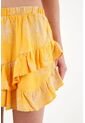 Tennis Falda Corta Con Boleros Amarilla Para Mujer de Tennis