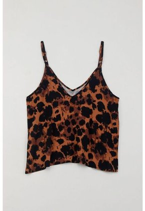 Tennis Pijama De Camisa Y Pantalón De Animal Print Para Mujer