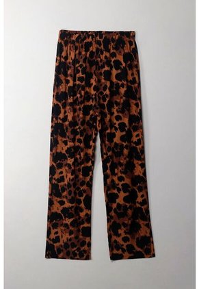 Tennis Pijama De Camisa Y Pantalón De Animal Print Para Mujer