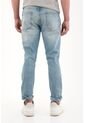 Tennis Jean Skinny Con Desgastes Azul Medio Para Hombre de Tennis