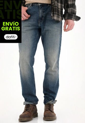 Tennis Jean Classic Con Desgastes Localizados Azul Para Hombre Tennis