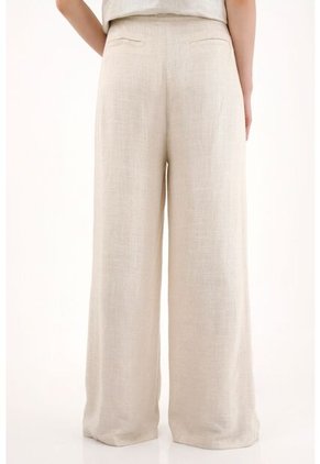 Tennis Pantalón Wide Leg Gris Para Mujer