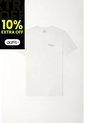 Tennis Camiseta Básica Estampada Blanca Para Hombre de Tennis