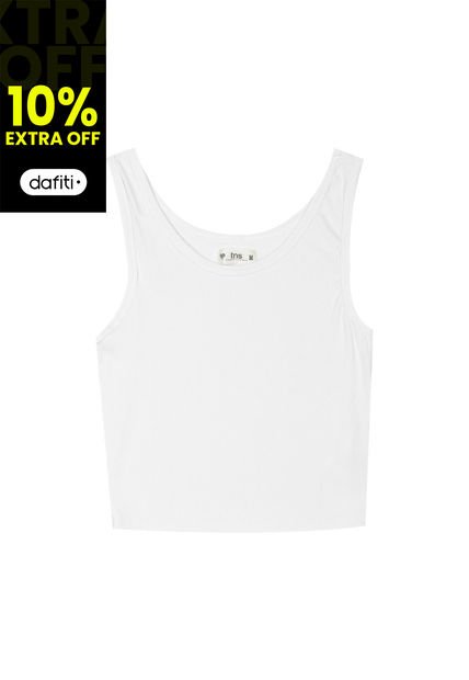 Camiseta Blanca Ajustada Para Mujer