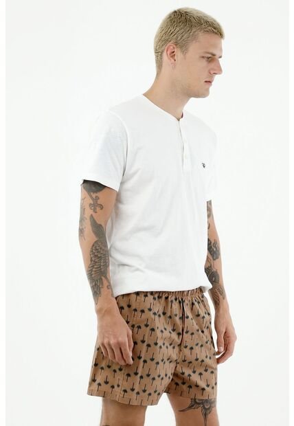 Boxer Para Hombre Tennis, Ropa Interior Plano Estampado  Palmeras Sahara  Masculino