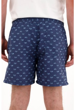 Tennis Pantaloneta Con Estampado De Bicicletas Para Hombre