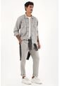 Tennis Chaqueta Gris Con Bolsillos De Tapa Para Hombre de Tennis