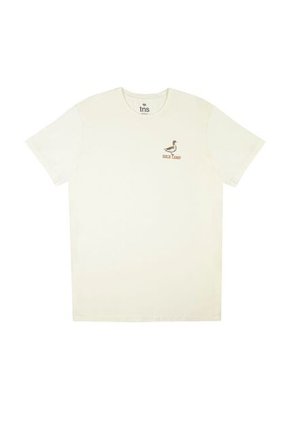 Tennis Camiseta Básica Crudo Con Estampado Para Hombre