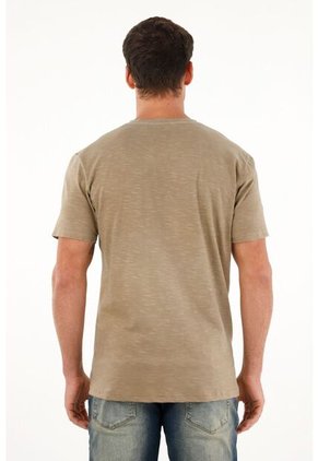 Tennis Camiseta Gris Manga Corta Para Hombre