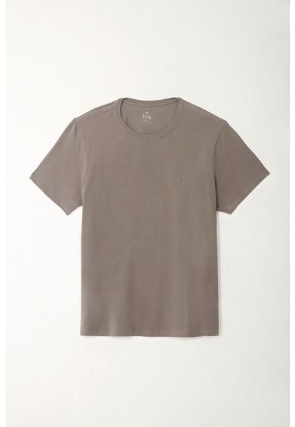 Tennis Camiseta Cuello Redondo Gris Para Hombre