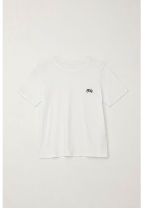 Camiseta Con Estampado En Algodón 100% Blanca Para Niño