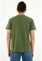 Camiseta Verde Manga Corta Para Hombre de Tennis