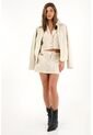 Tennis Chaqueta En Cuero Sintético Crudo Para Mujer de Tennis