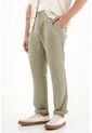 Tennis Pantalón Chino En 100% Lino Verde Para Hombre de Tennis