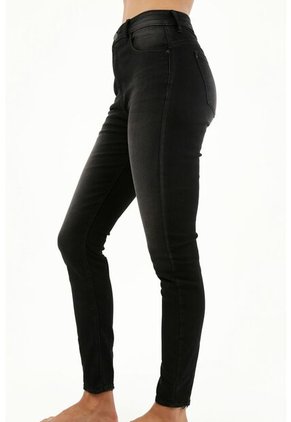 Tennis Jean Jegging Negro Para Mujer