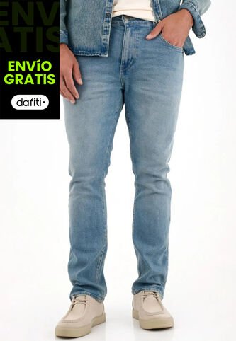 Tennis Jean Nudy Cinco Bolsillos Azul Para Hombre Tennis