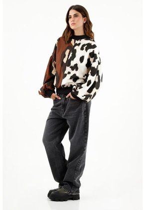 Buzo Con Estampado De Animal Print Para Mujer