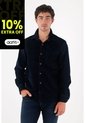 Tennis Camisa Clásica De Tacto Suave Azul Para Hombre de Tennis