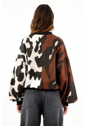 Buzo Con Estampado De Animal Print Para Mujer
