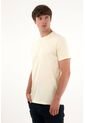 Camiseta Manga Corta En 100% Algodón Amarilla Para Hombre de Tennis