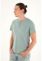 Tennis Camiseta Verde Manga Corta Para Hombre de Tennis