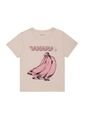Tennis Camiseta Rosada Con Estampado Para Mujer de Tennis