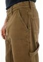 Pantalón Recto Café Con Parches Para Hombre de Tennis
