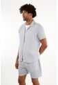 Tennis Camisa Tipo Bowling Crudo Para Hombre de Tennis
