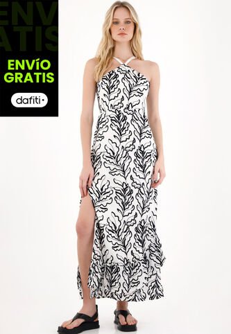 Tennis Vestido Con Boleros En Ruedo Crudo Para Mujer Tennis