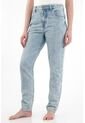 Tennis Jean Mom En 100% Algodón Tono Claro Para Mujer de Tennis