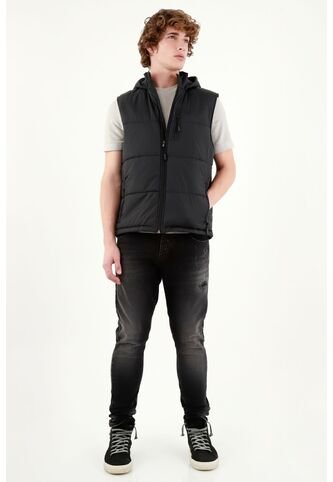 Tennis Chaleco Con Capucha Negro Para Hombre Tennis