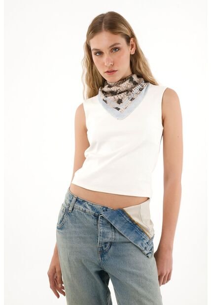 Tennis Pañoleta Con Estampado De Pitón