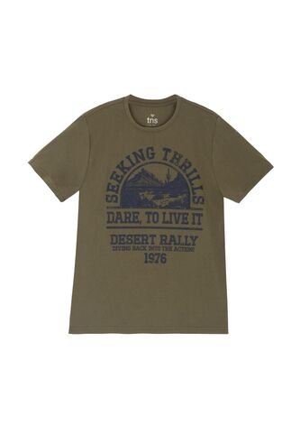 Tennis Camiseta Clásica Verde Para Hombre Tennis