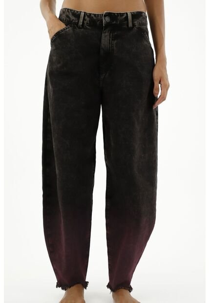 Jean Slouchy Negro Para Mujer