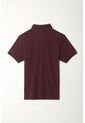 Polo Roja Cuello Tejido Para Hombre de Tennis
