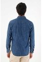 Tennis Camisa Manga Larga Azul Con Caída Fluida Para Hombre de Tennis
