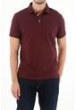 Polo Roja Cuello Tejido Para Hombre de Tennis