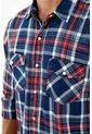 Camisa Tipo Leñadora Azul Para Hombre de Tennis