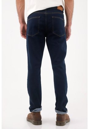 Tennis Jean Nudy Cinco Bolsillos Azul Con Diseño Versátil Para Hombre De Silueta Ajustada